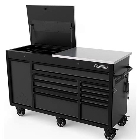 husky 63 inch tool box stainless steel|husky stainless steel workbench top.